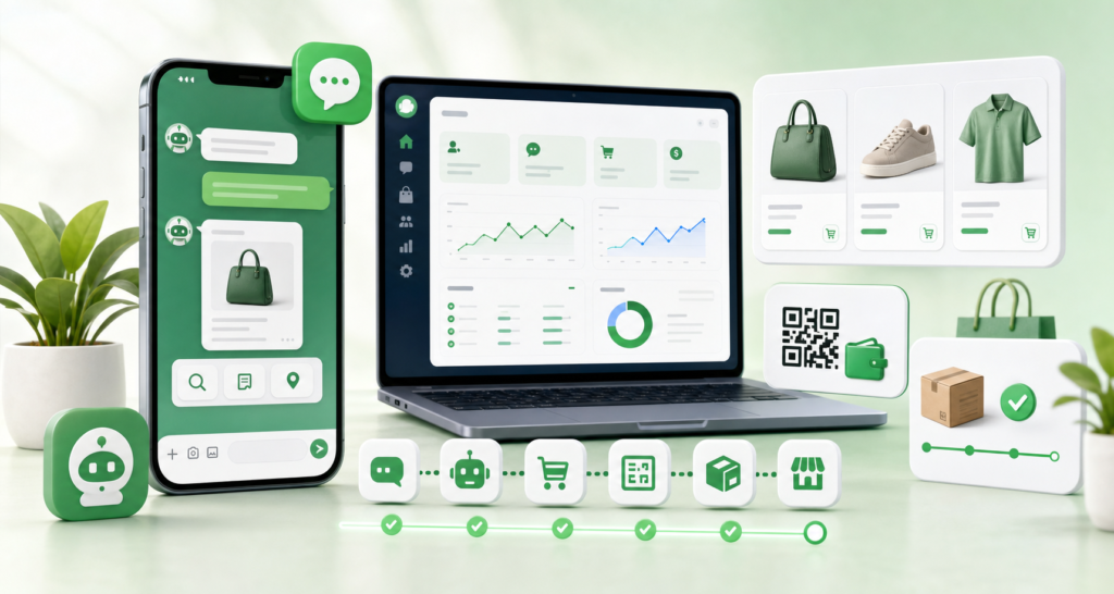 บอทในไลน์และ LINE OA Chatbot สำหรับร้านค้าออนไลน์พร้อมข้อมูลสินค้าและ QR payment